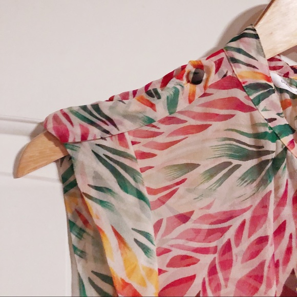 DIANE VON FURSTENBERG silk sleeveless top 4 - Picture 4 of 6